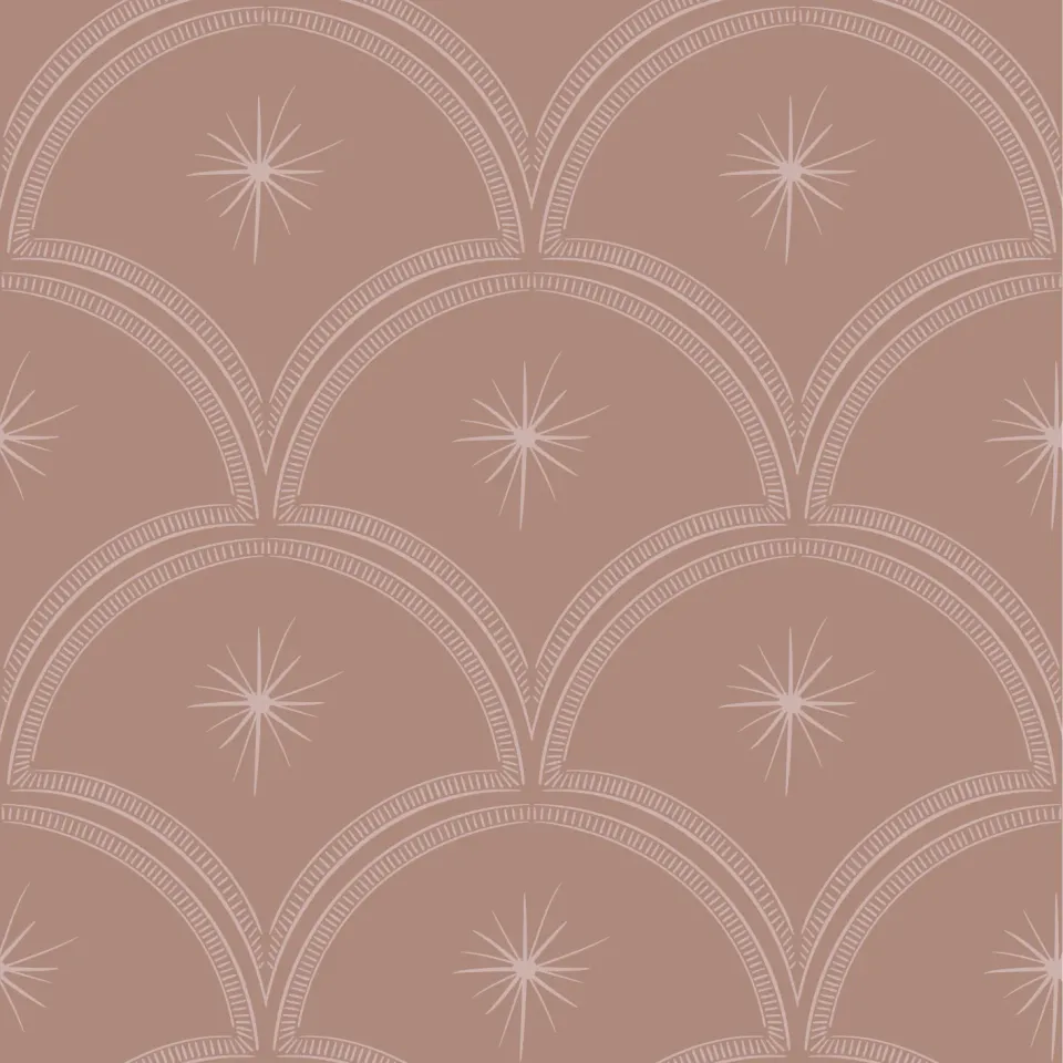Little Amour Magic Arches behangstaal Blush roze bogen