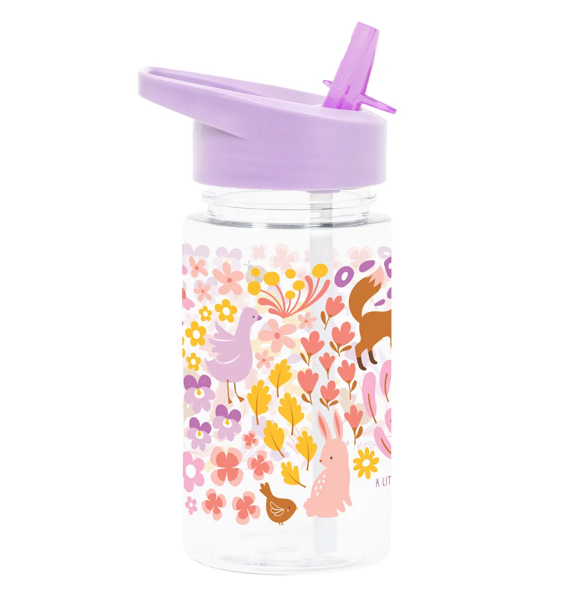 A Little Lovely Company Bloementuin drinkfles 450 ml tritan
