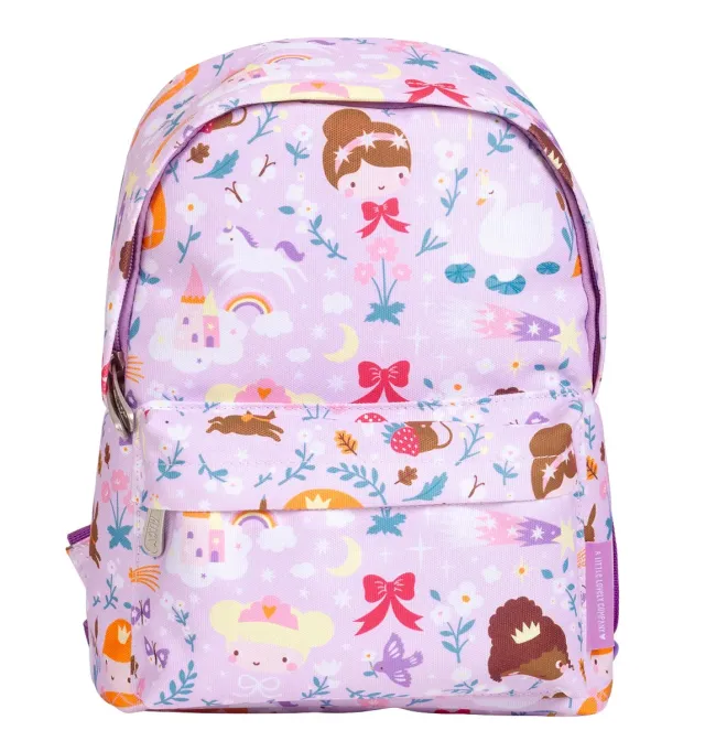 A Little Lovely Company Prinsessen rugzakje roze peuter