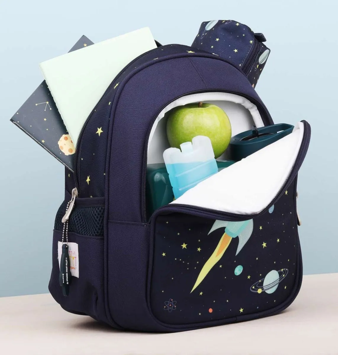 A Little Lovely Company Ruimte rugzak kind blauw space