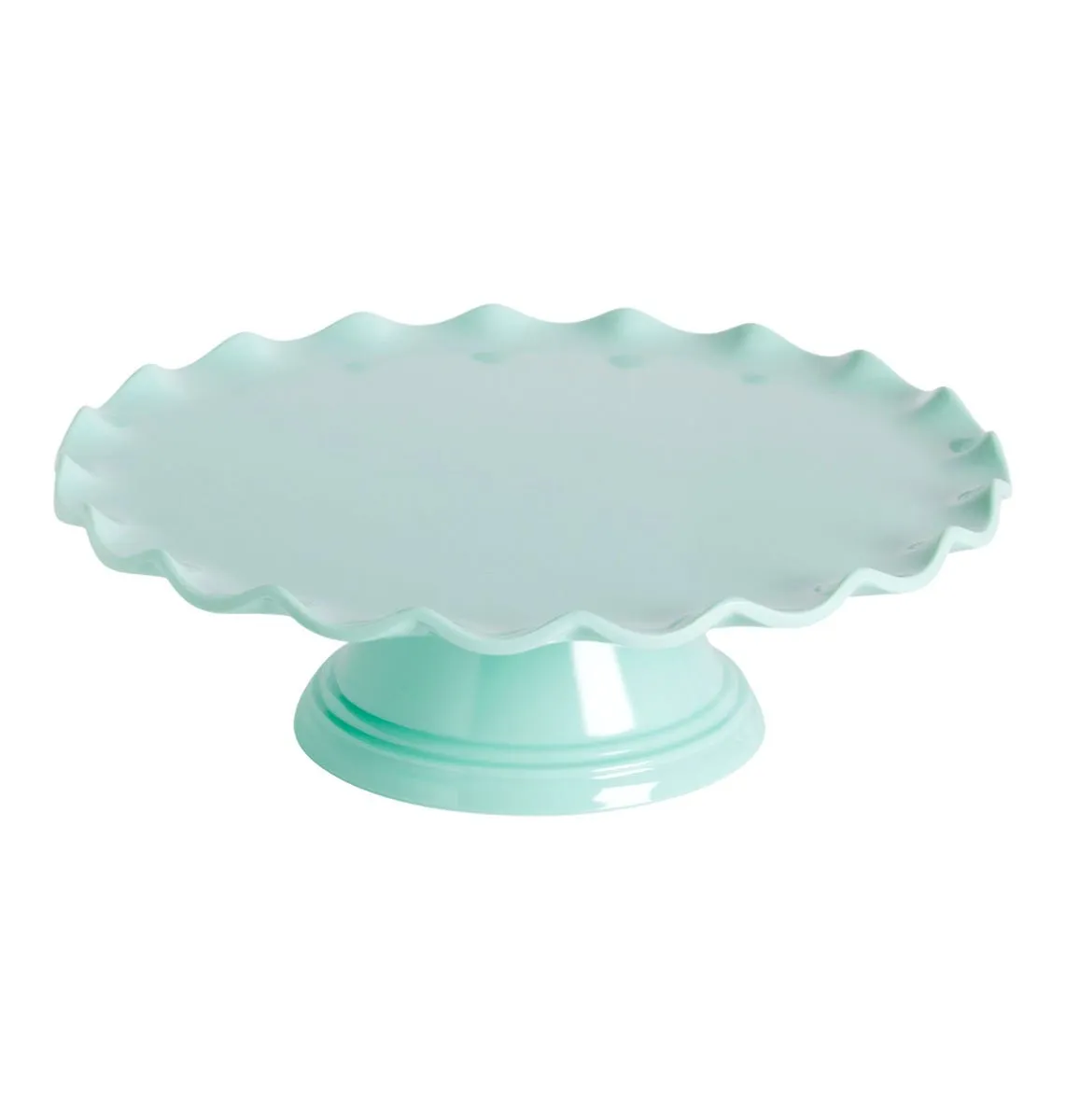 A Little Lovely Company Golfjes taartplateau mint melamine