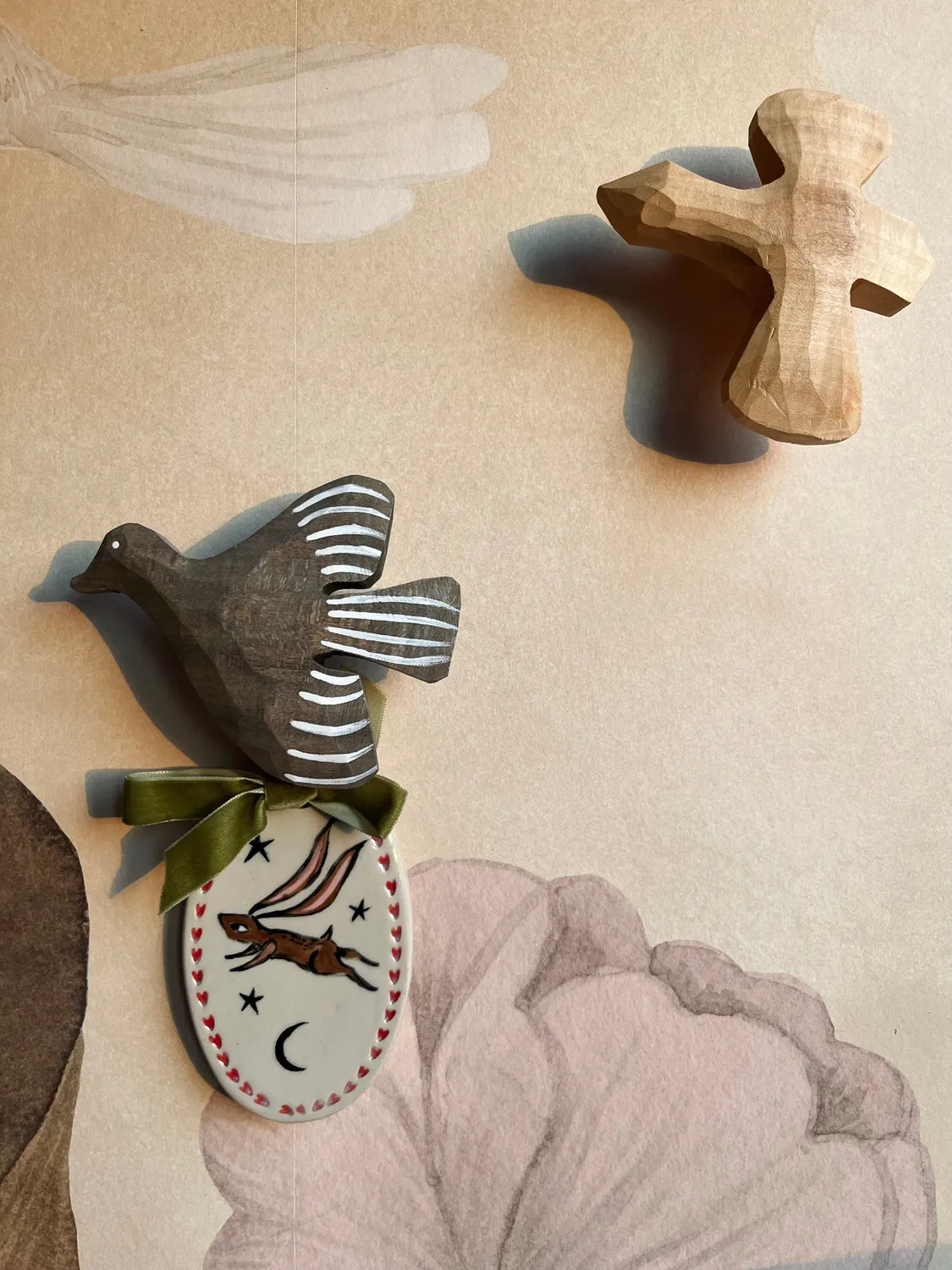 Atelier Fabel Rood Medaillon Limited Edition wandhanger rood