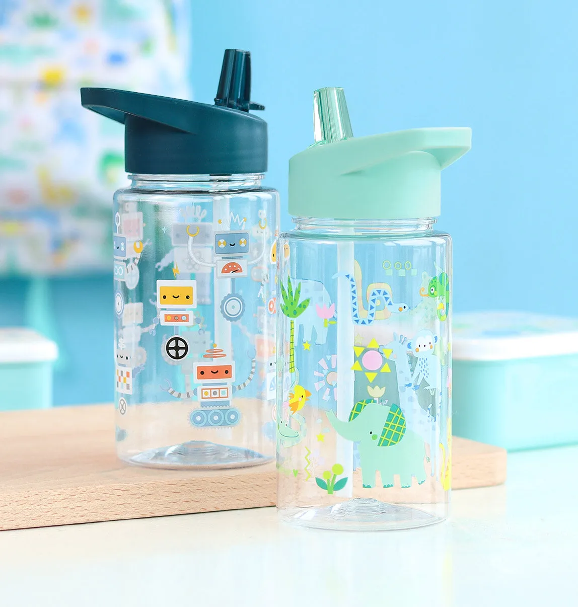 A Little Lovely Company Jungle drinkfles 450 ml tritan