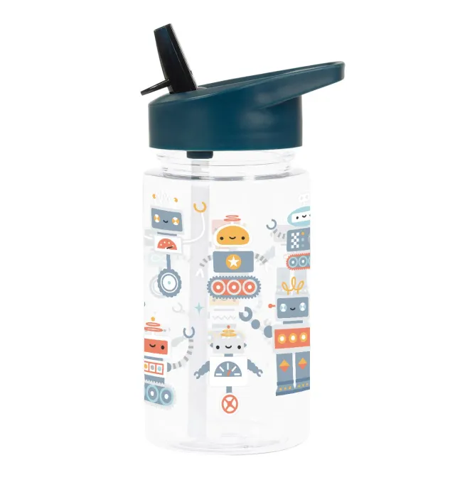 A Little Lovely Company Robots drinkfles 450 ml tritan