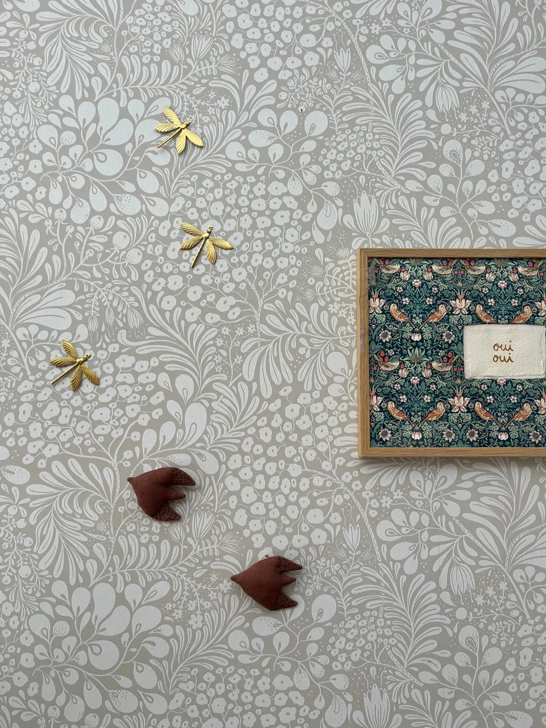 Het Kleijne Droomhuis Little Bird Purple Decoratie Paars Stof