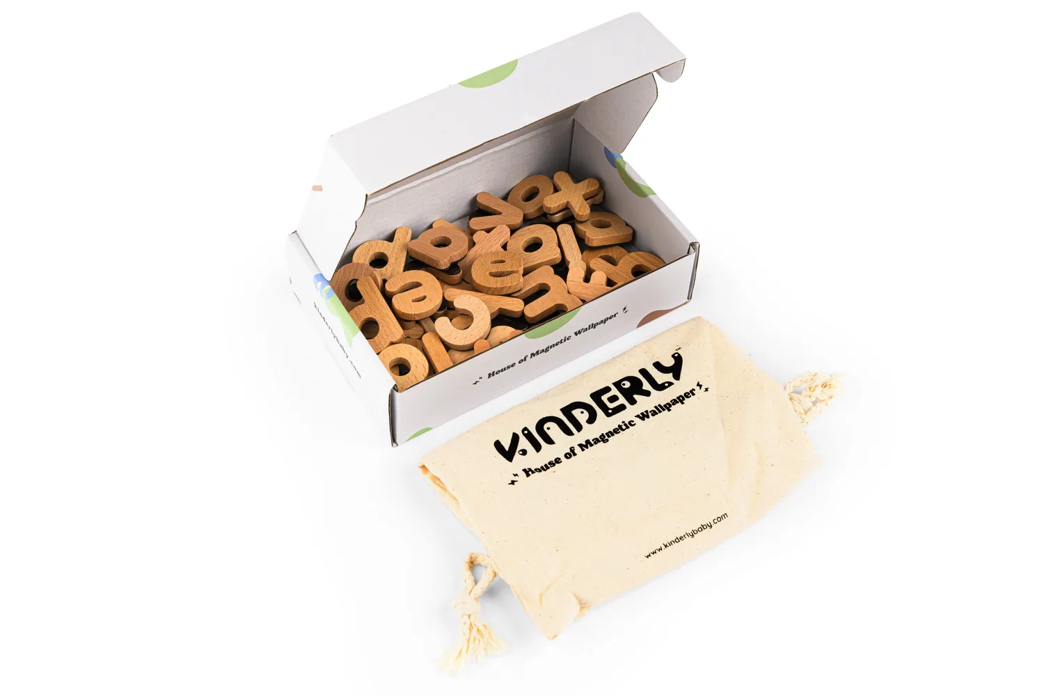 Kinderly Baby Magnetisch Alfabet Houten a-z
