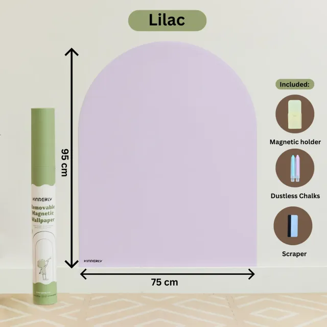 Kinderly Baby Verwijderbaar Magnetisch Behang Lilac