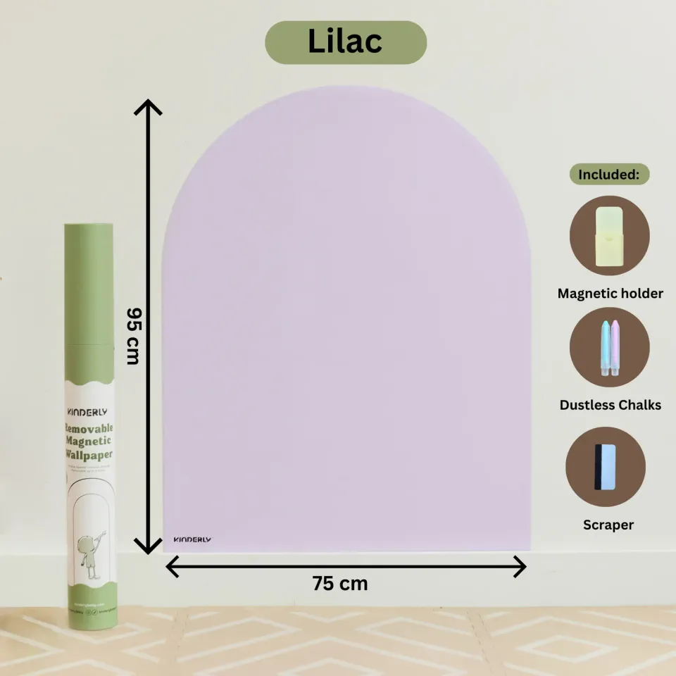 Kinderly Baby Verwijderbaar Magnetisch Behang Lilac