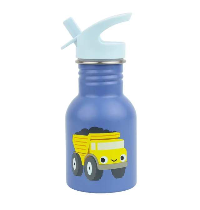 A Little Lovely Company Kiepwagen RVS drinkfles 350 ml