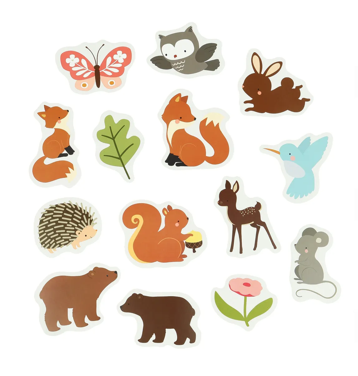 A Little Lovely Company Bosvriendjes foam badspeelgoed 14-delig
