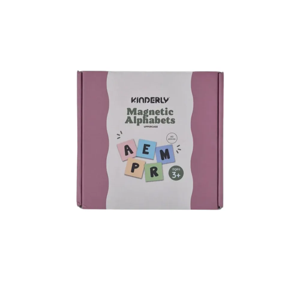 Kinderly Baby Alfabet Hoofdletters magnetisch 40 stuks 7,5 cm