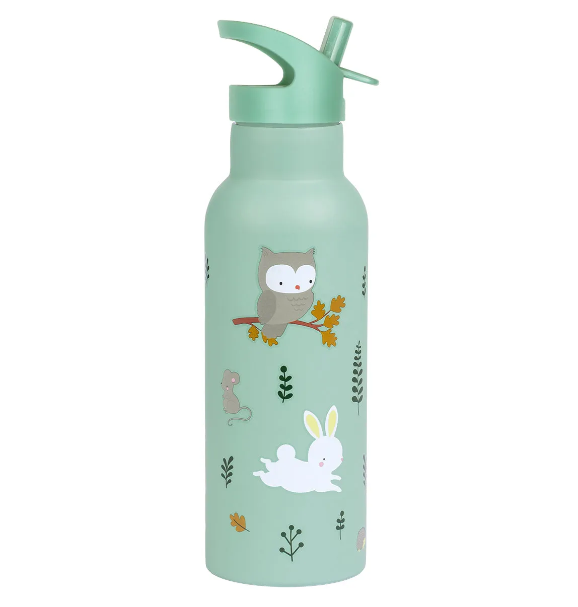 A Little Lovely Company Bosvriendjes XL drinkfles RVS 500 ml dubbelwandig