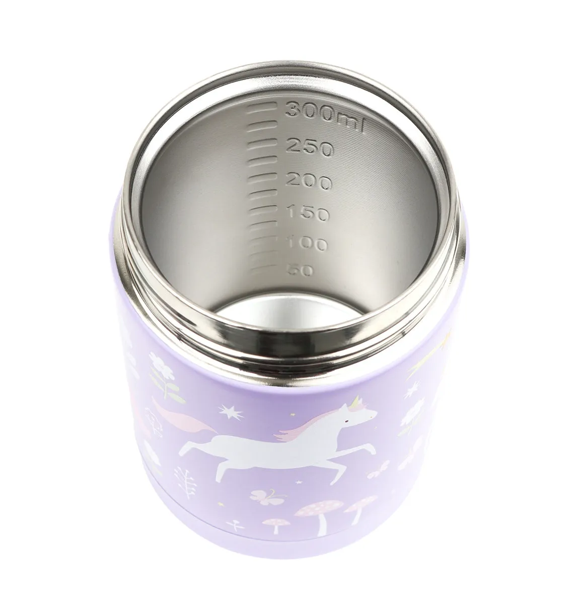 A Little Lovely Company voedselpot unicorn dreams RVS 300ml