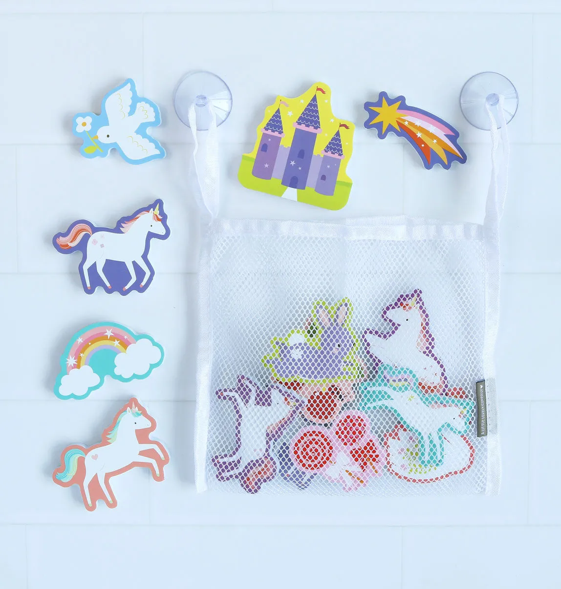 A Little Lovely Company Unicorn Dreams badspeelgoed 14 stuks