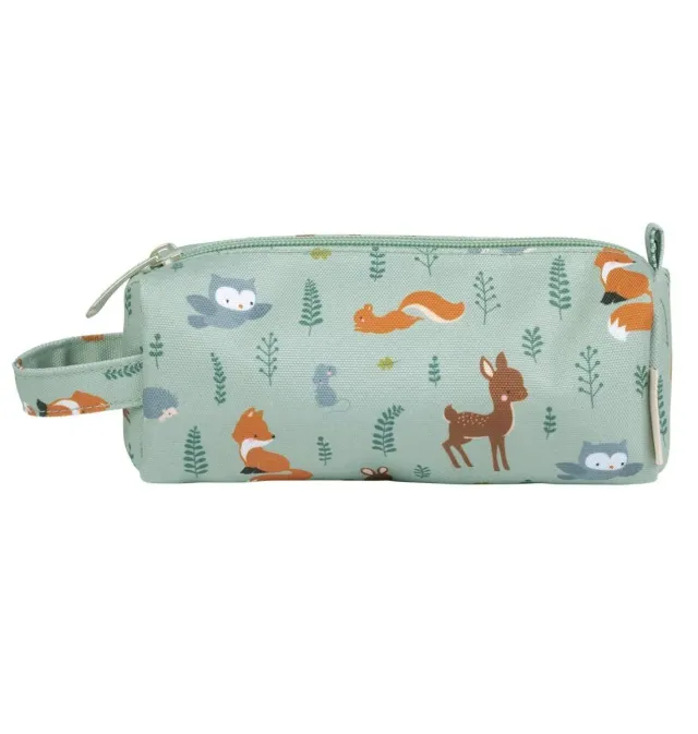 A Little Lovely Company Bosvriendjes etui mintgroen polyester