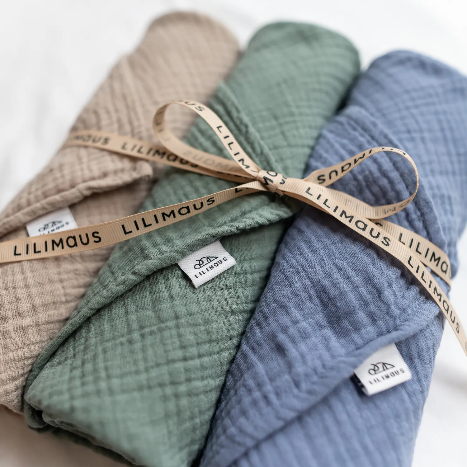 Lilimaus Baby startset musselin spuugdoek slab