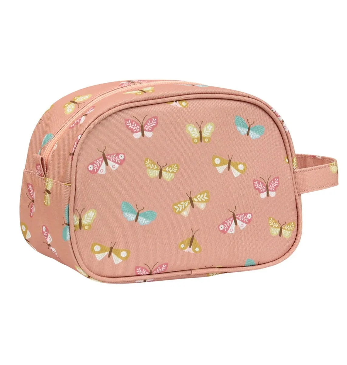 A Little Lovely Company Vlinders toilettas roze ruim