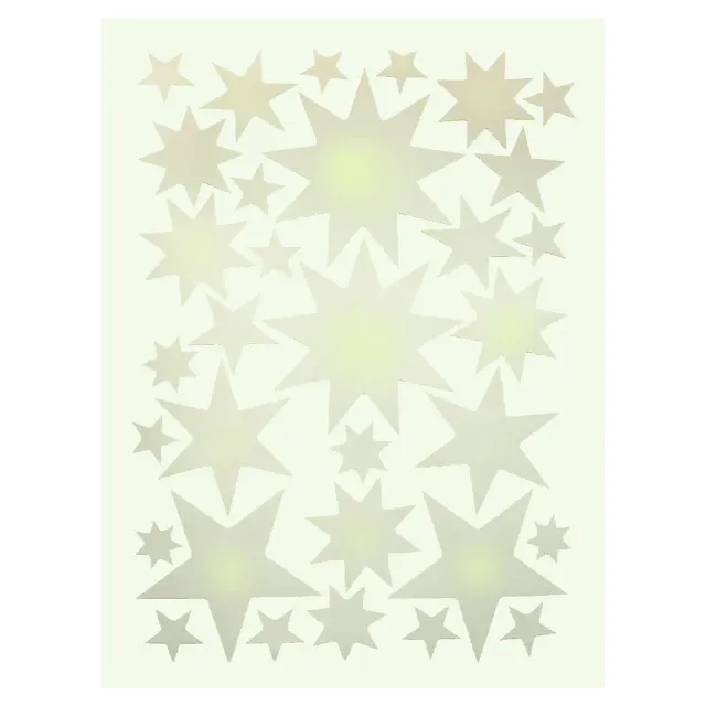 Hartendief Glow sterrenstickers glow in the dark 30 stuks