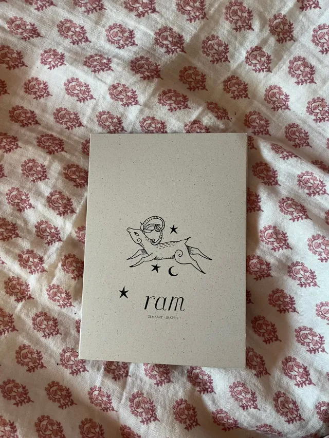 Atelier Fabel Sterrenbeeld Ram poster A5 zonder lijst