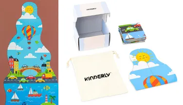 Kinderly Baby Stadsleven Torenpuzzel Magnetisch 27-delig