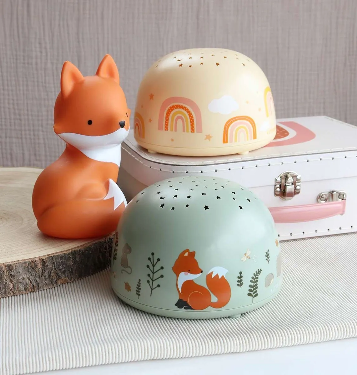 A Little Lovely Company projectorlamp regenbogen draadloos