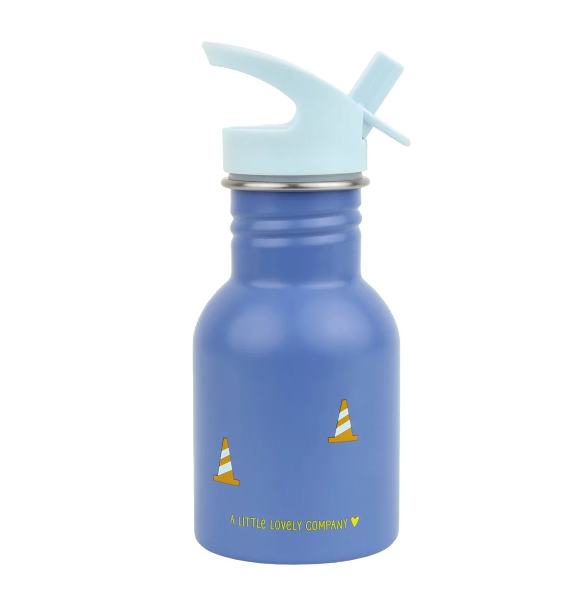 A Little Lovely Company Kiepwagen RVS drinkfles 350 ml
