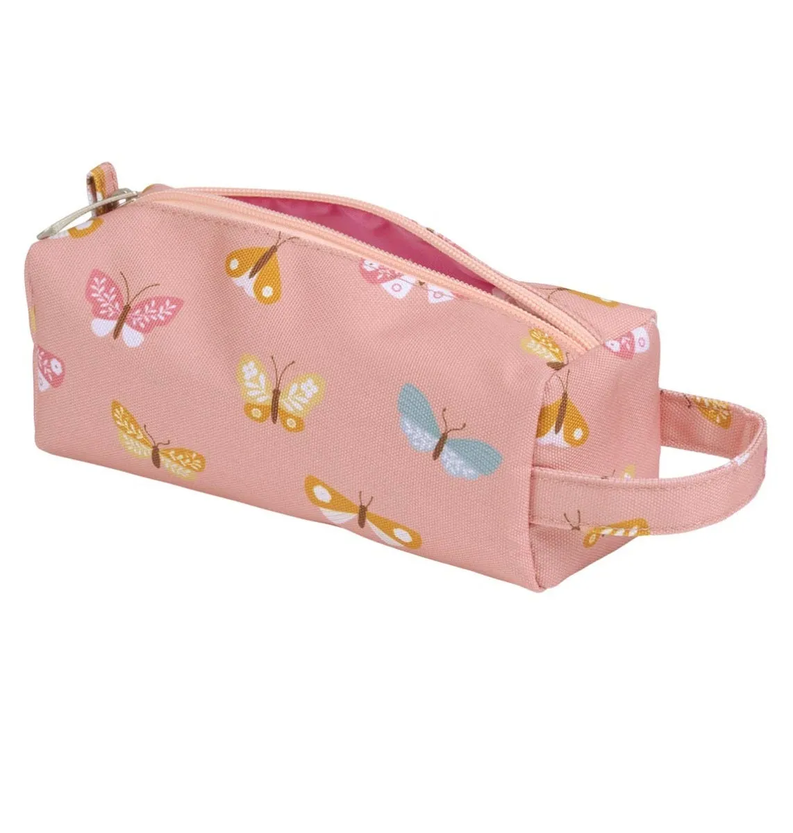A Little Lovely Company Vlinders etui roze polyester