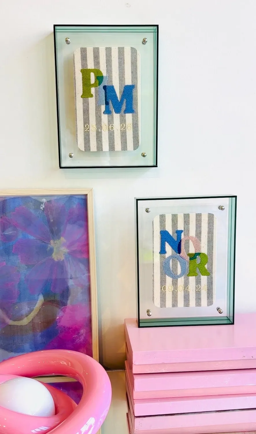 Musje Amsterdam Keepsake Namepieces naam violet