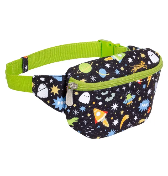 A Little Lovely Company Galaxy heuptasje zwart verstelbaar