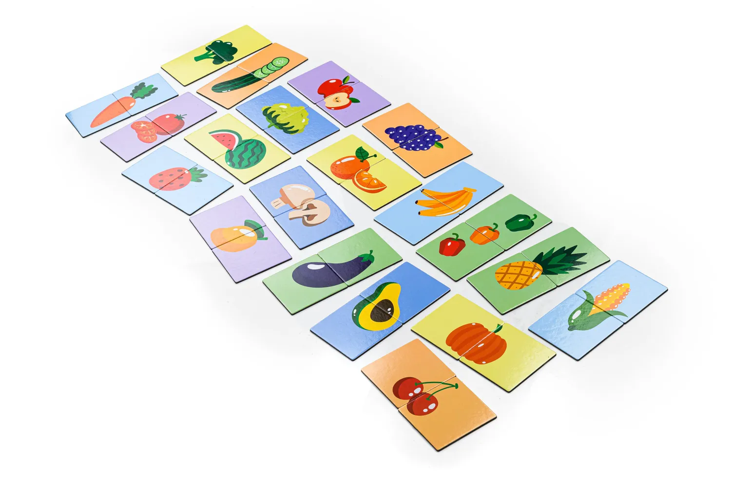 Kinderly Baby Magnetische Puzzel Groente Fruit 40-delig