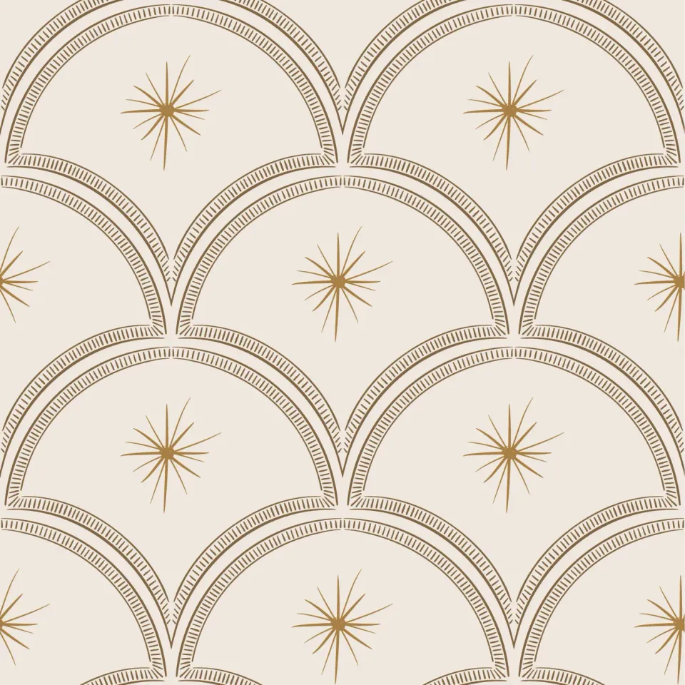 Little Amour Magic Arches behangstaal sand bogen