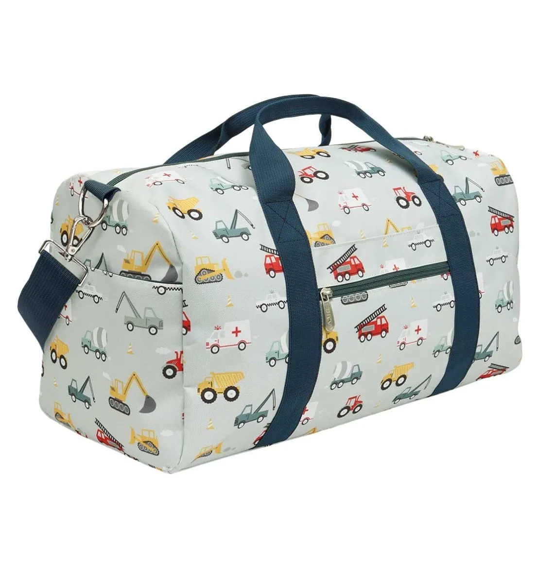 A Little Lovely Company Voertuigen weekendtas blauw handbagage