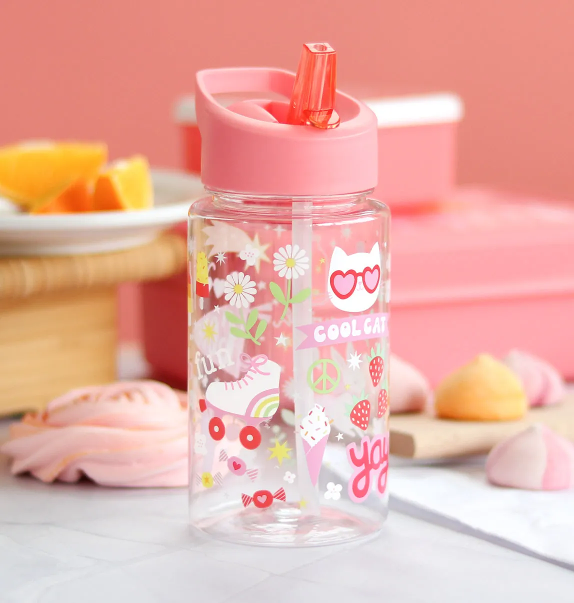 A Little Lovely Company Fun drinkfles 450 ml lekvrij