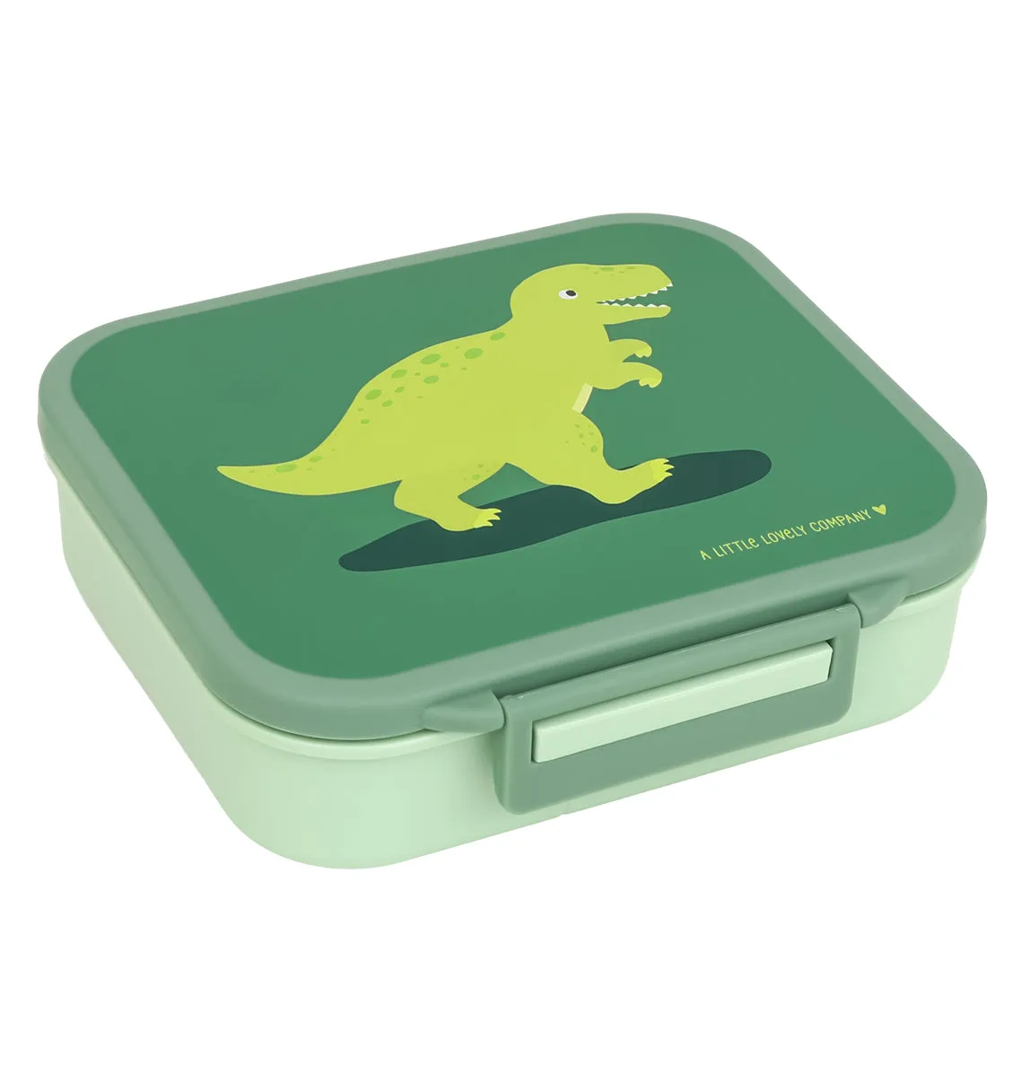 A Little Lovely Company Dinosaurus lunch box 3-vaks mini
