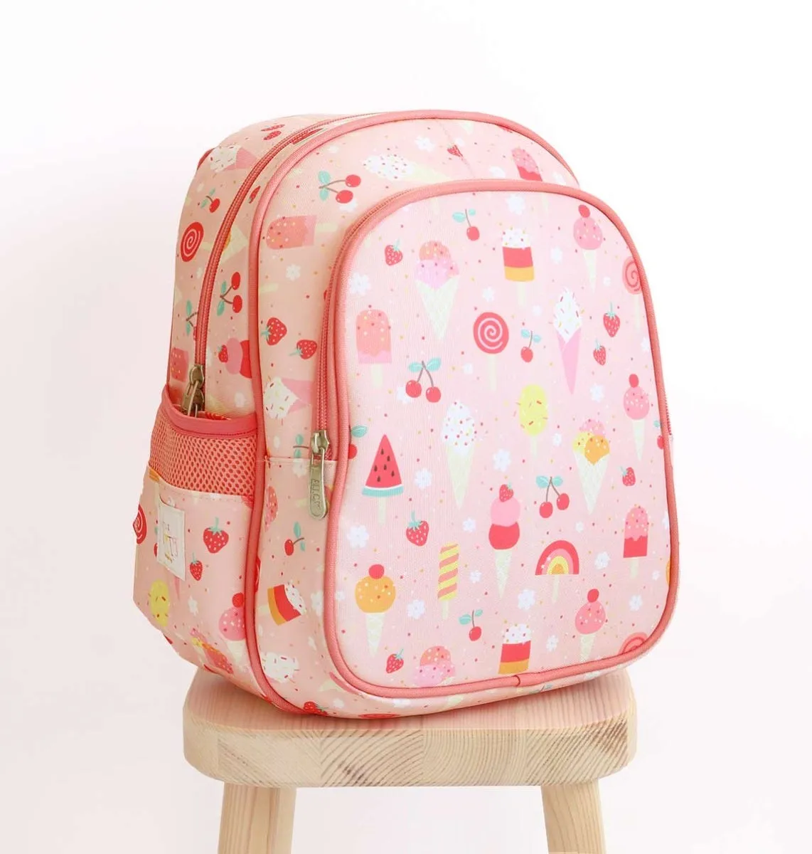 A Little Lovely Company Rugzak Ijsjes schooltas roze