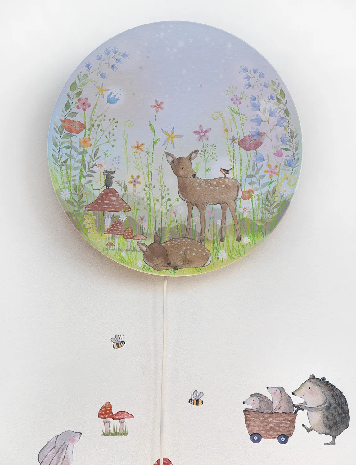 Hartendief Sprookjestuin wandlamp 45 cm nachtlampje