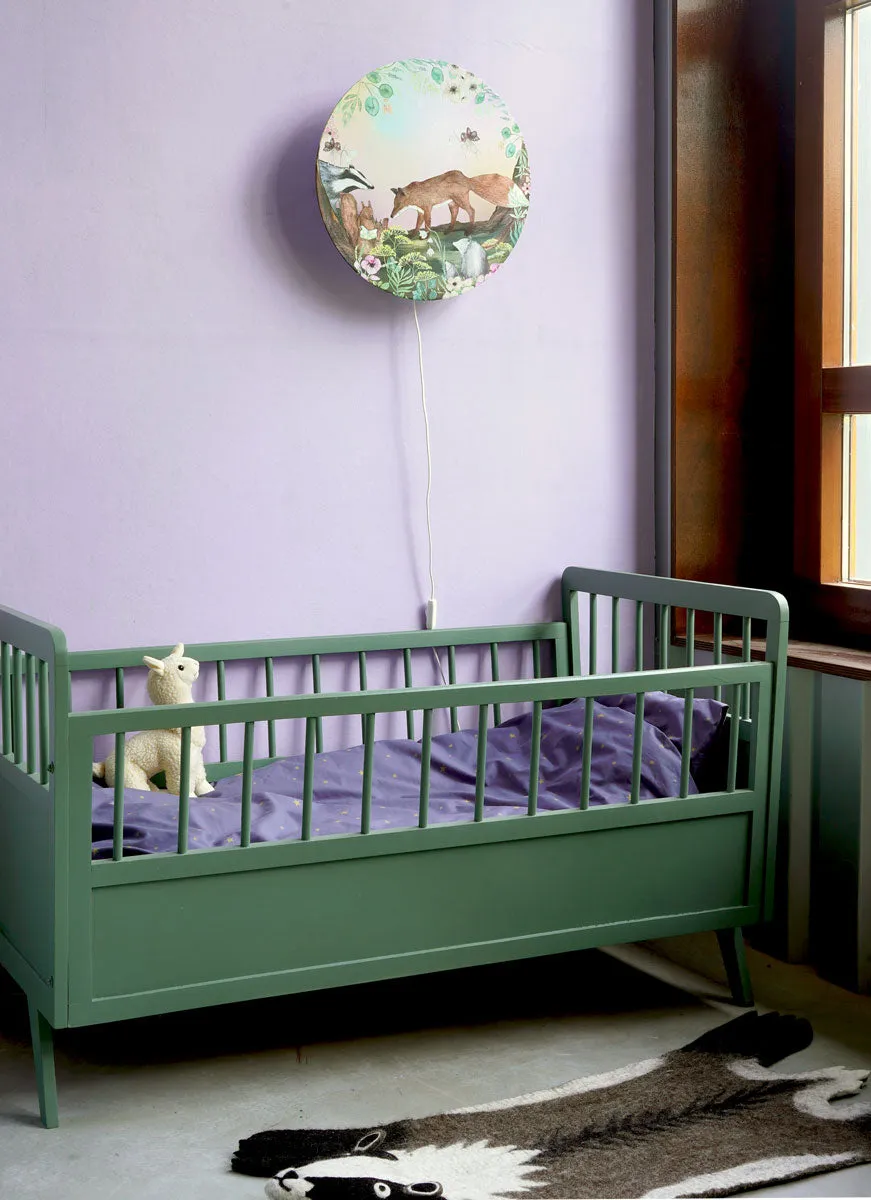 Hartendief Zomernacht wandlamp 45 cm stof nachtlampje