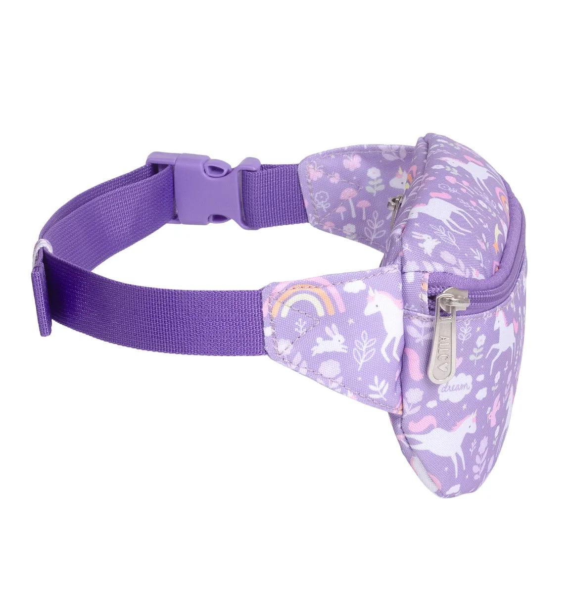 A Little Lovely Company Unicorn Dreams heuptasje paars kind