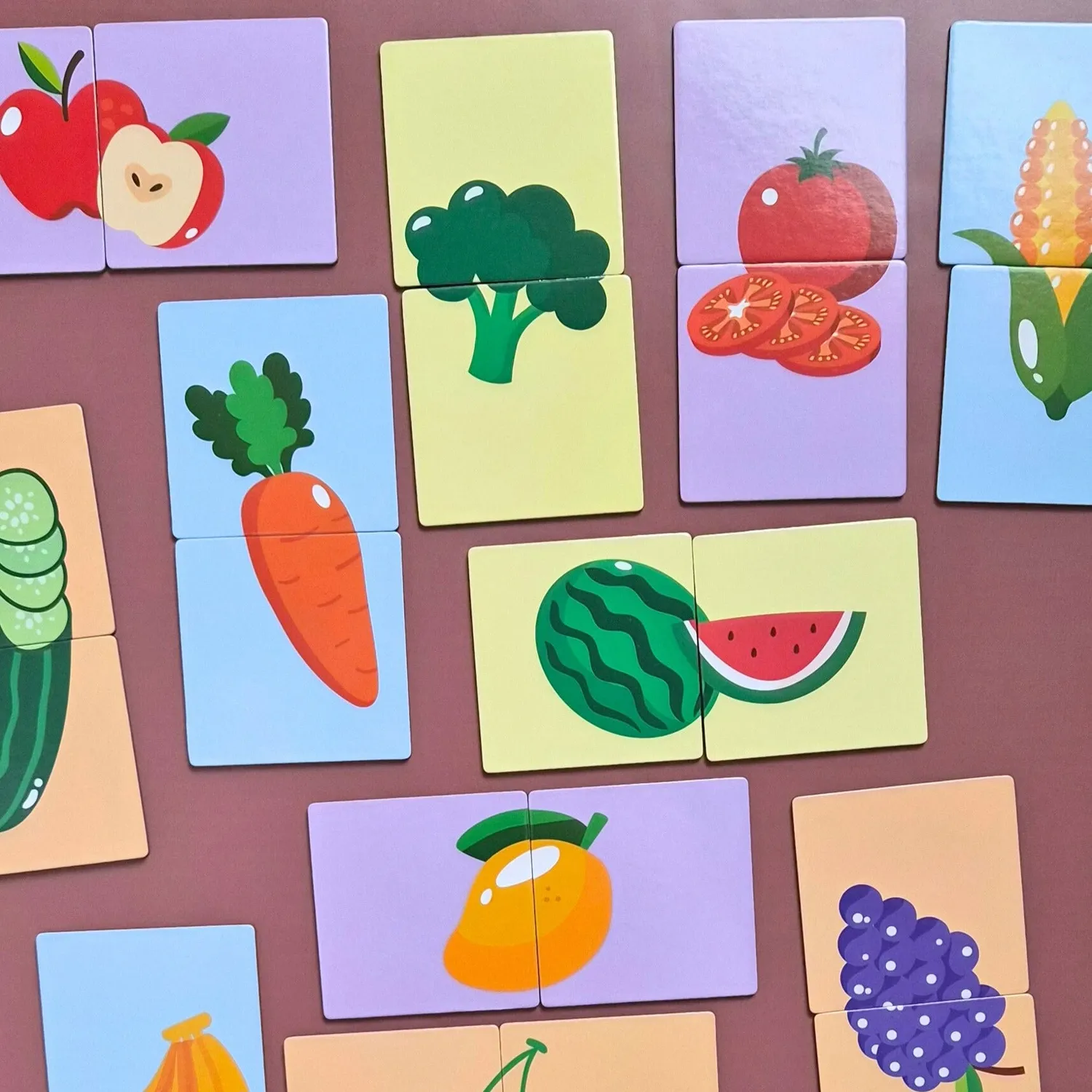 Kinderly Baby Magnetische Puzzel Groente Fruit 40-delig