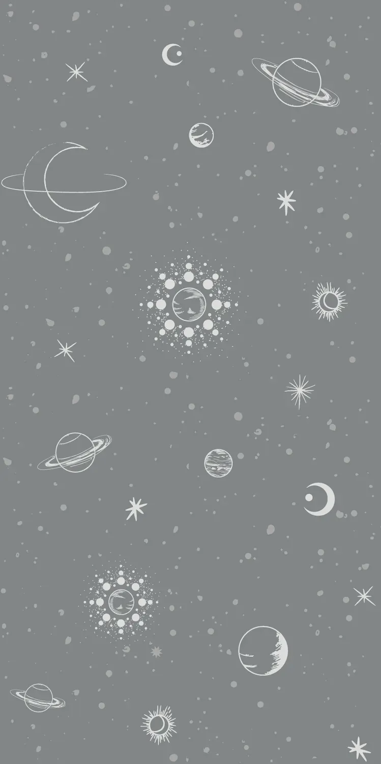 Little Amour Space Stars behangstaal blauw kinderkamer