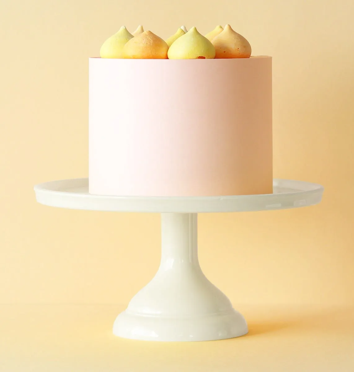 A Little Lovely Company Taartplateau klein vanille melamine