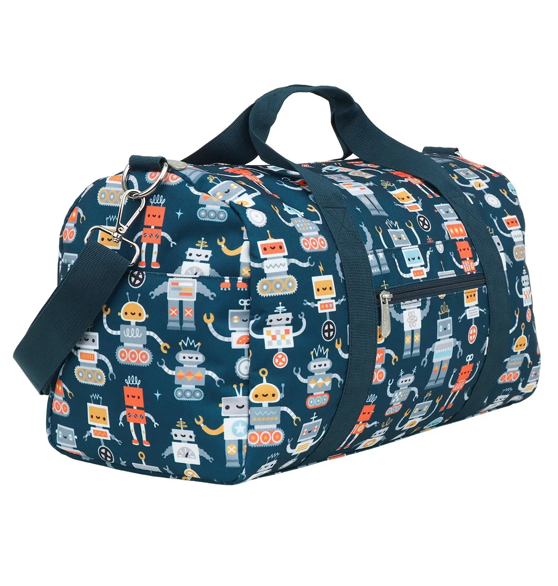 A Little Lovely Company Robots weekendtas handbagage blauw