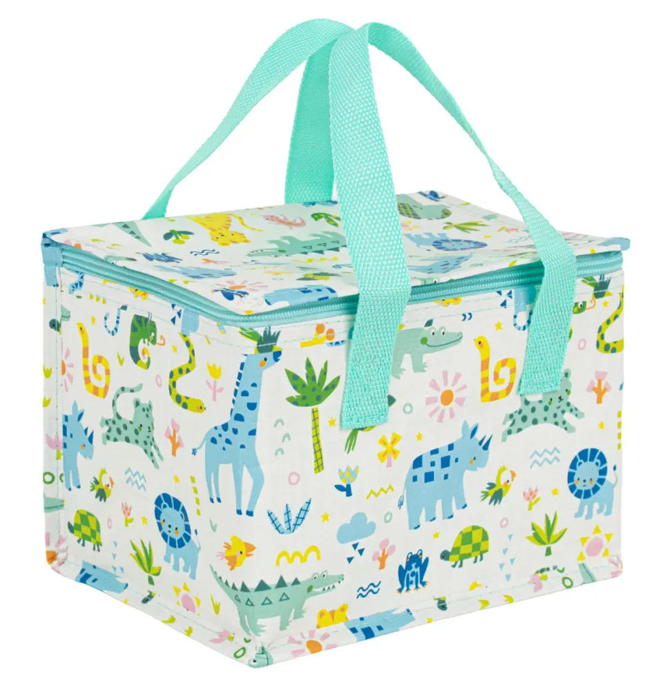 A Little Lovely Company Jungle koeltasje gerecycled voor lunchbox