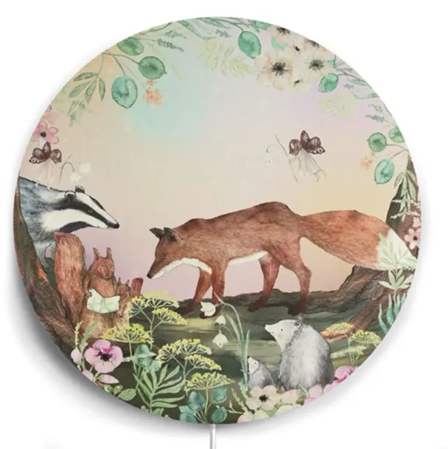 Hartendief Zomernacht wandlamp 45 cm stof nachtlampje