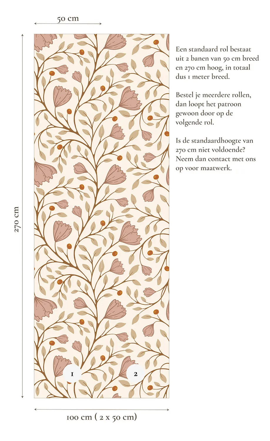 Little Amour Secret Garden behang rose 1 rol bloemen