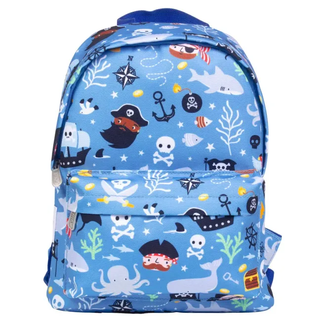 A Little Lovely Company Piraten Rugzakje Blauw met Borstriem