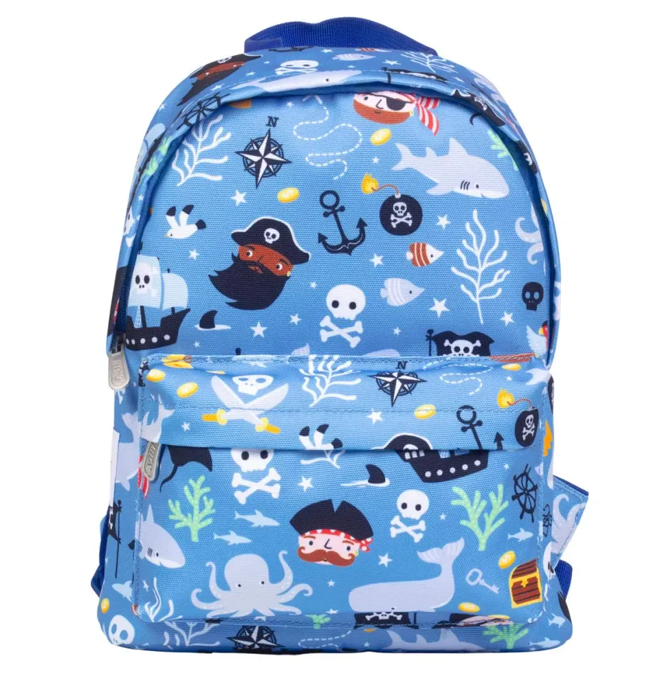 A Little Lovely Company Piraten Rugzakje Blauw met Borstriem