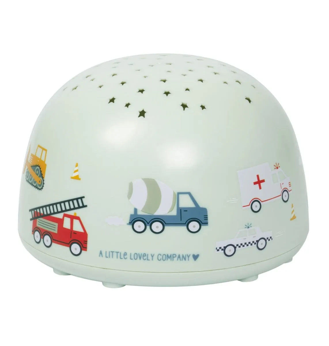 A Little Lovely Company Voertuigen projectorlamp blauw timer