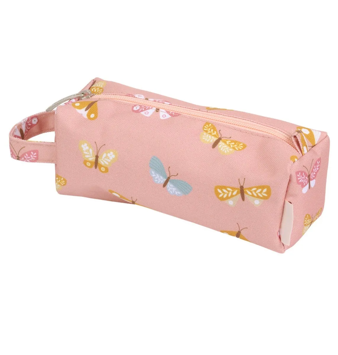 A Little Lovely Company Vlinders etui roze polyester