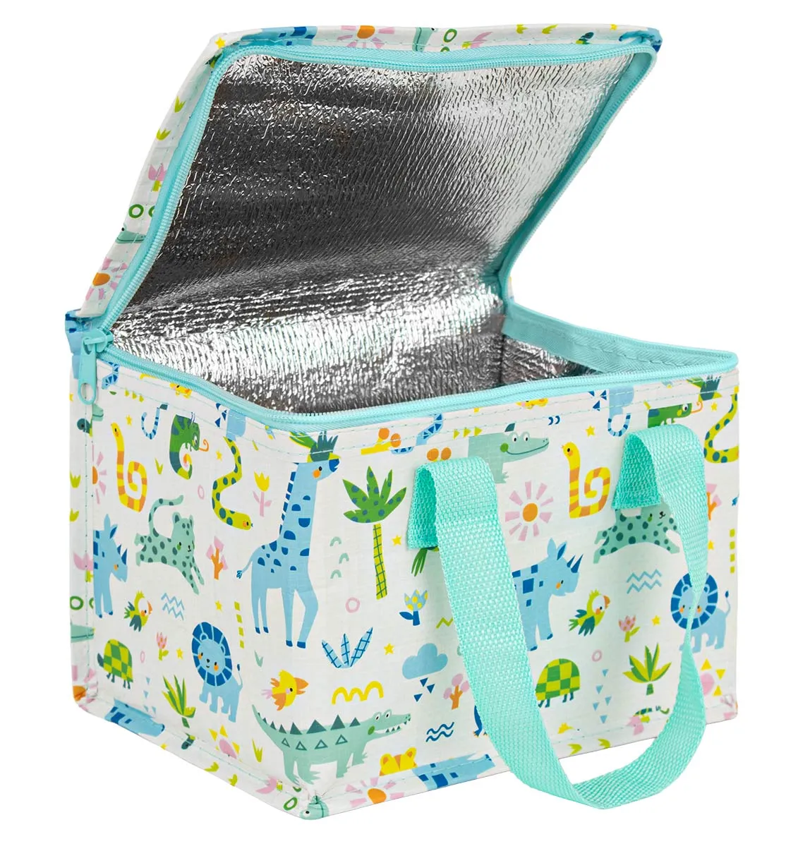 A Little Lovely Company Jungle koeltasje gerecycled voor lunchbox